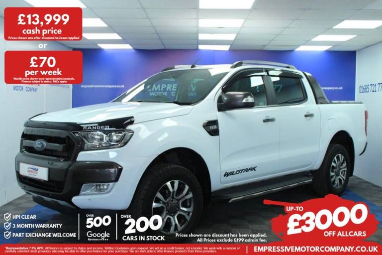 2018 Ford Ranger Pick Up Double Cab Wildtrak 3.2 TDCi 200 Auto PICK UP DIESEL Automatic