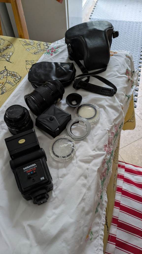 Fuji camera stx1 35 mm slr camera and accessories 