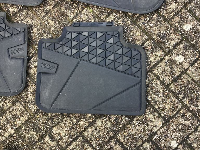 Genuine BMW front and rear rubber mats