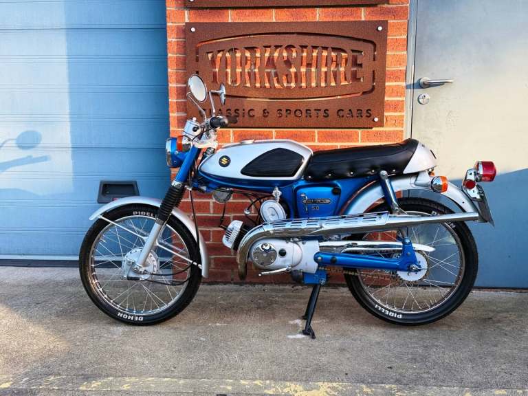 1969 SUZUKI AS50 Fully restored, 5 speed, 70cc upgrade