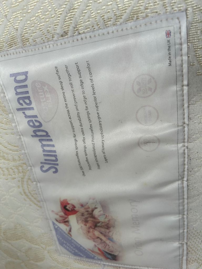 Mattress standard double bed size