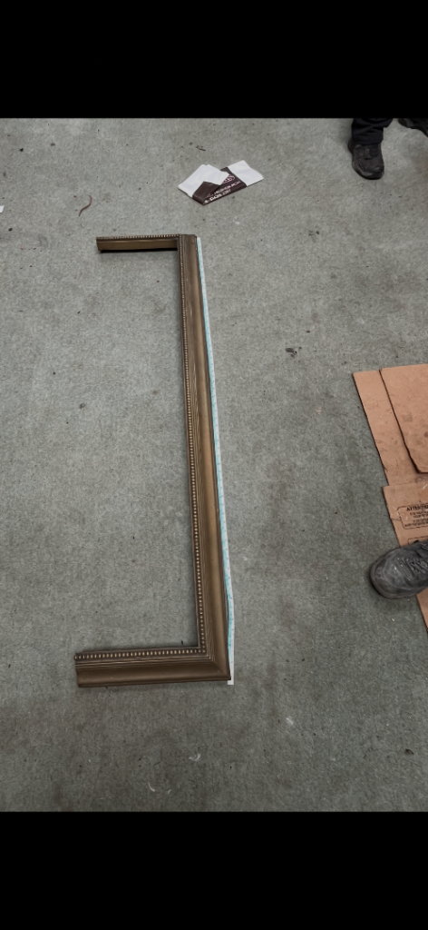 Vintage Brass Fireplace Fender/Guard and scuttle box
