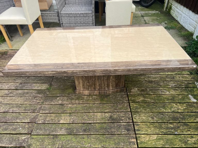 marble coffee and side table 