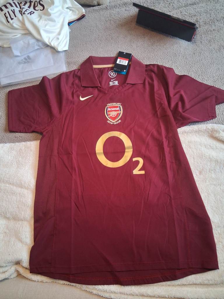 JOB LOT 3 ARSENAL SHIRT 2025 26 25 / 26 LAST SEASON AT HIGHBURY LARGE SHIRT 