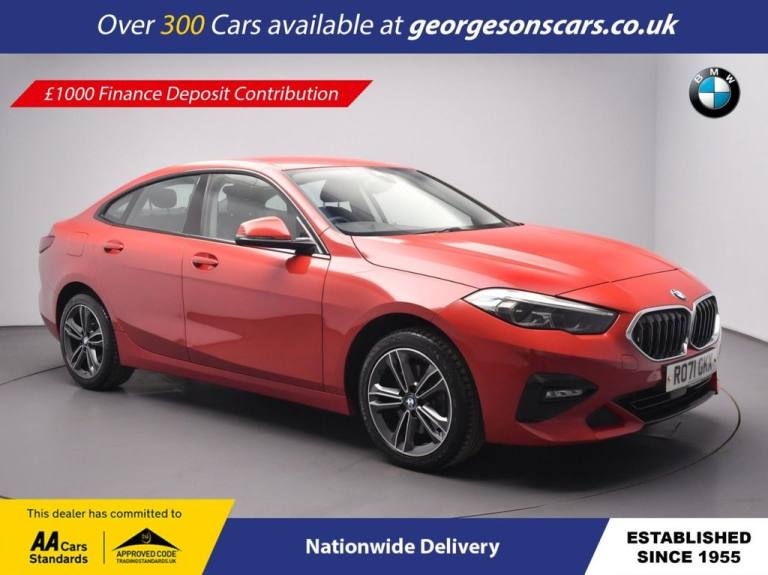 2021 BMW 2 Series Gran Coupe 1.5 218i Sport (LCP) Saloon 4dr Petrol Manual Euro 6 (s/s) (136 ps) ...