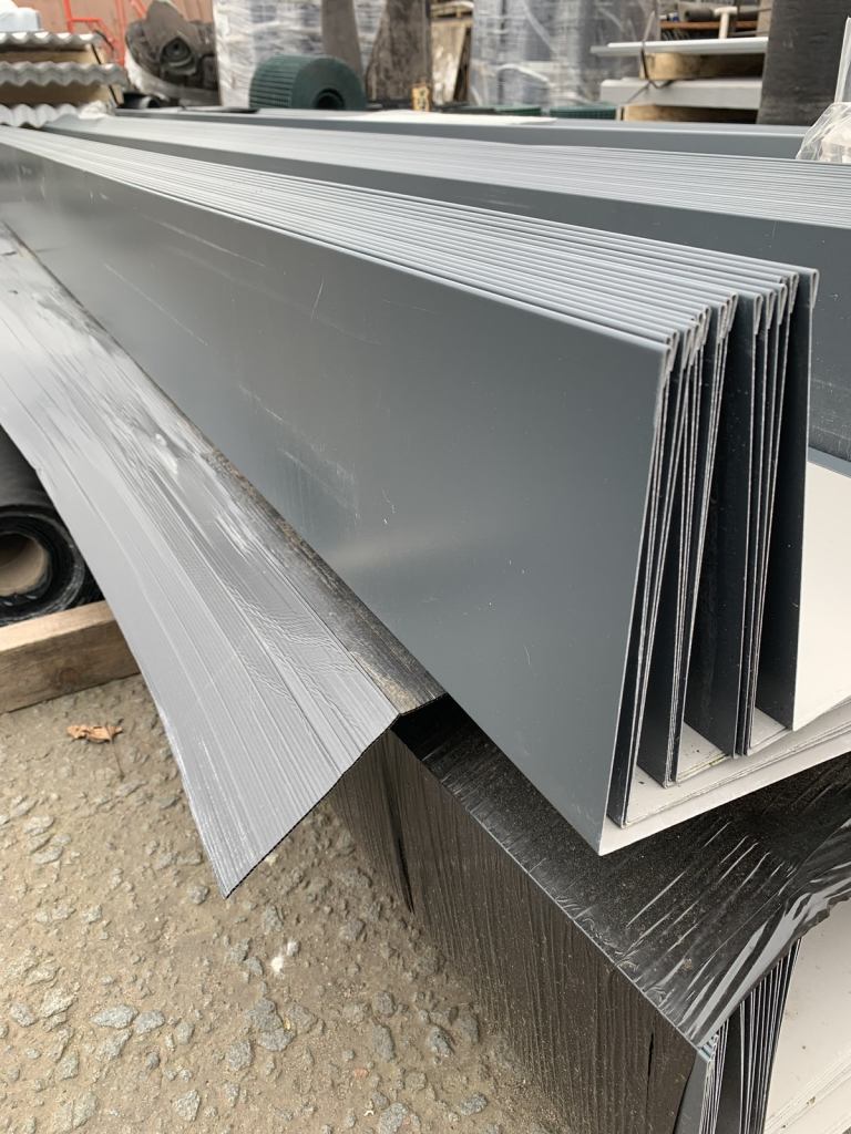 Roof trims, flashing, edges, barge boards 