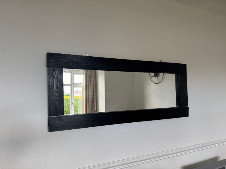 Wooden home made mirror 120x50cm