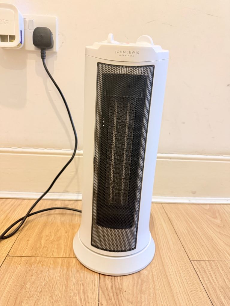 John Lewis Mini Tower Heater 2 Heat Settings