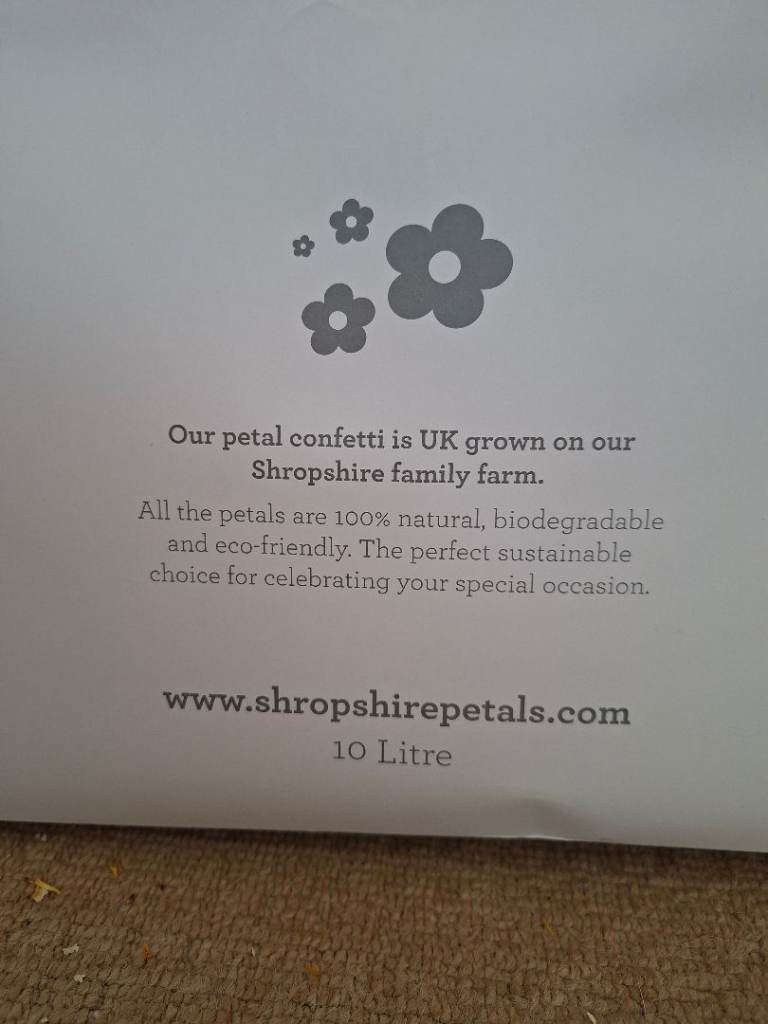 Shropshire Petals Biodegradable Confetti. | in Caldicot, Monmouthshire ...