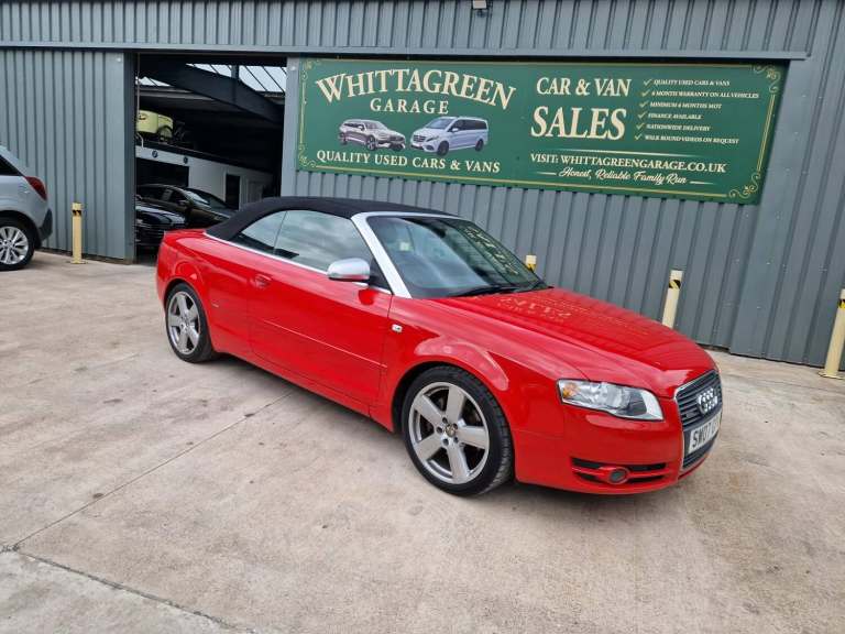 2007 Audi A4 3.0 TDi Quattro S Line 2dr CONVERTIBLE Diesel Manual