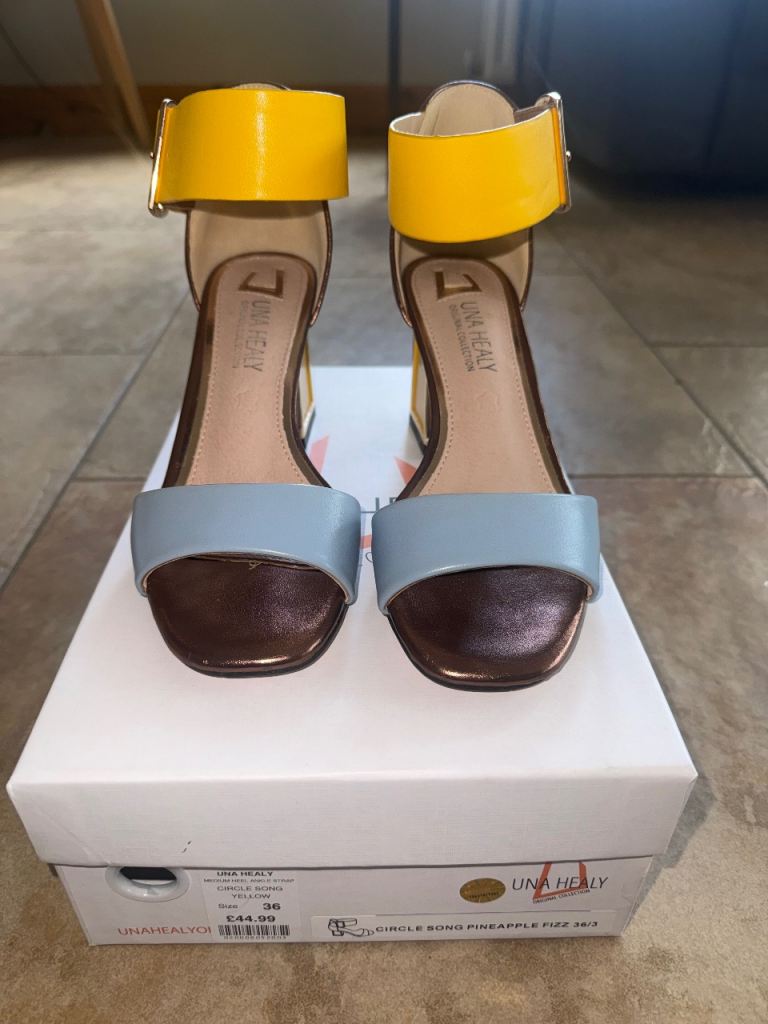 Una Healy Circle Song Pineapple Fizz Heels - Size 36
