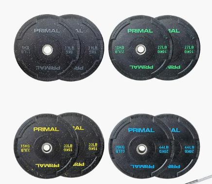 Primal Performance Series V2 Hi-Temp Bumper Plates  - 100kg