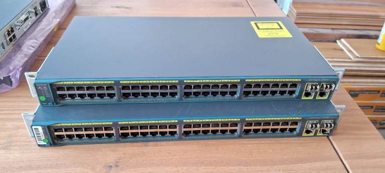CISCO Router & 3 Network Switches Bundle