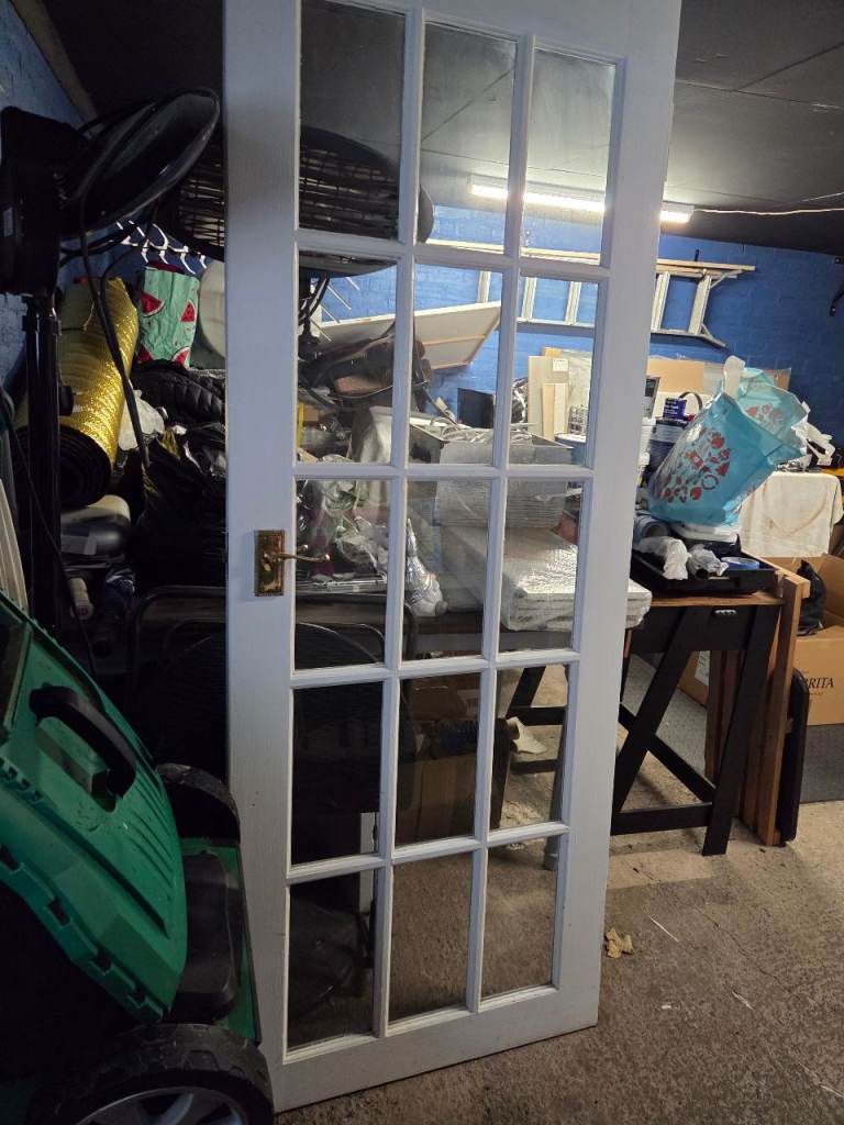 Internal Wooden Toughened 15 Glass Panelled Door