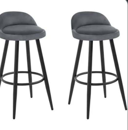 new set of 2 woltu bar stools 