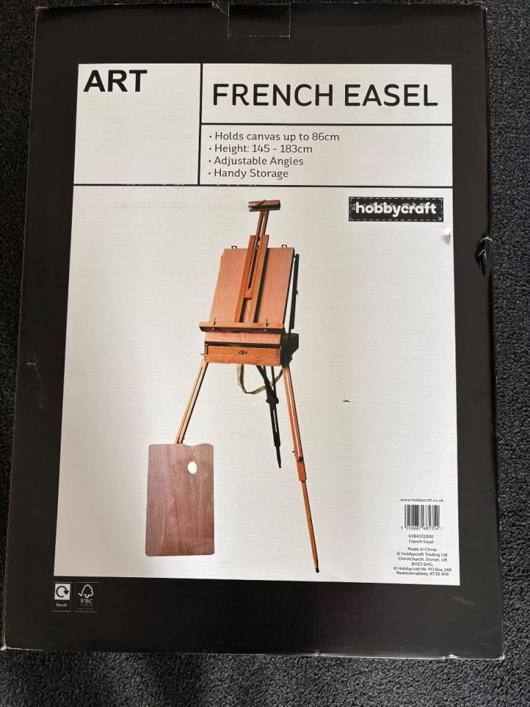 2 for sale Hobbycraft French Easel - New in Box