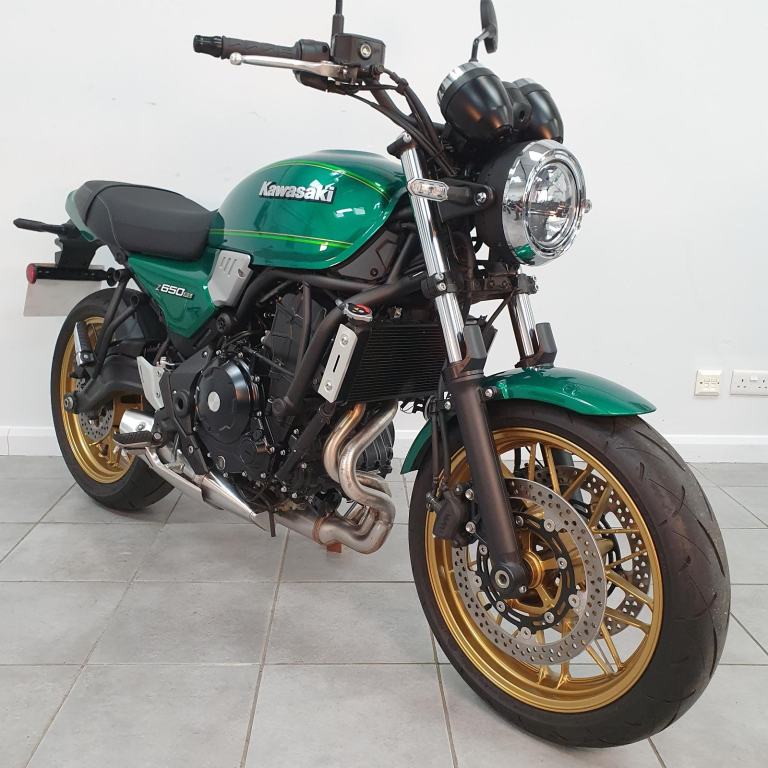 2023 Kawasaki Z650RS, Candy Emerald Green, 1 Owner, Serviced and Ready to Go. 
