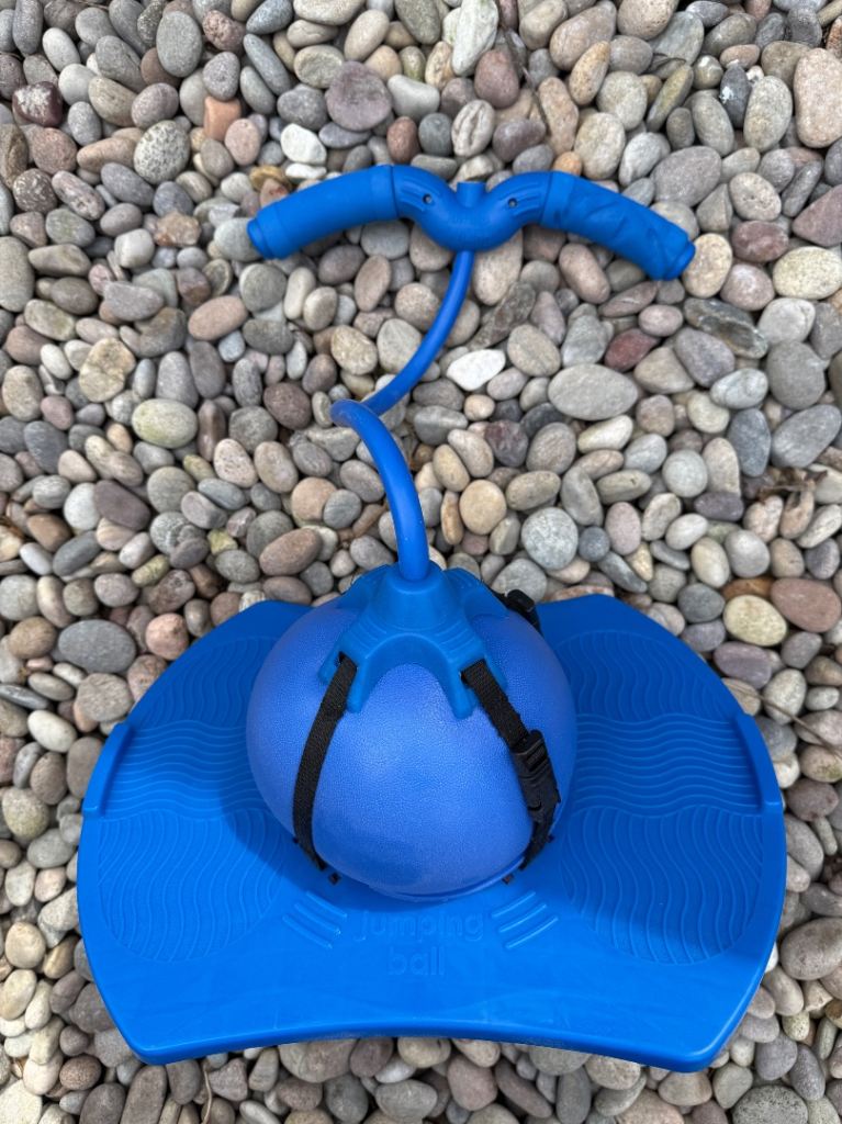 Space hopper with handles 