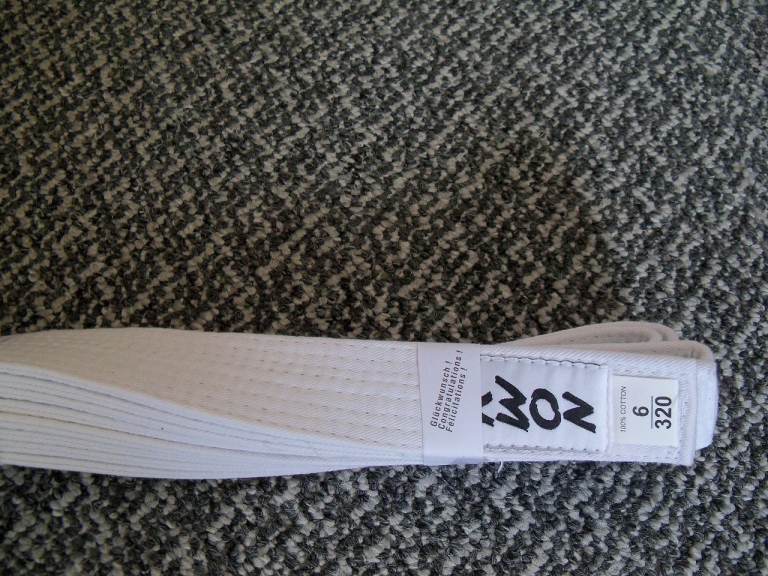 Martial Arts Belt White Brand New
