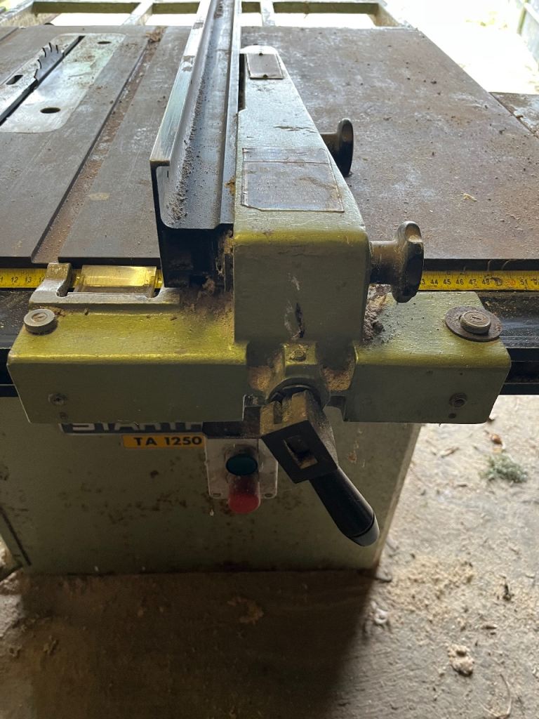Startrite ta1250 table panel saw single phase