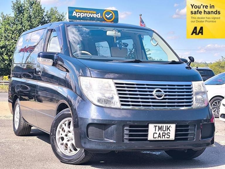 2008 Nissan Elgrand 2.5 Petrol 8 Seats Automatic Camper Van Roof LED TV ULEZ Compliant MPV Petrol...