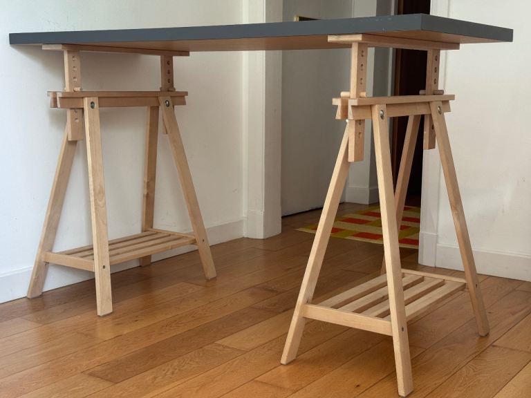 IKEA trestle desk 
