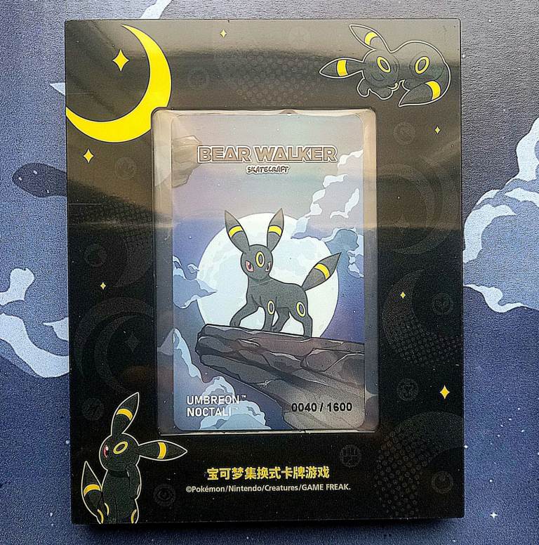Pokemon Umbreon TCG Card Frame Display Slab Photo Art Picture Boxed