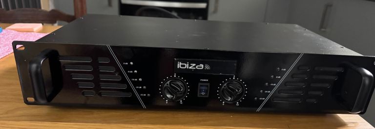 Powerful 2 x 240 Watt Ibeza party amp. 