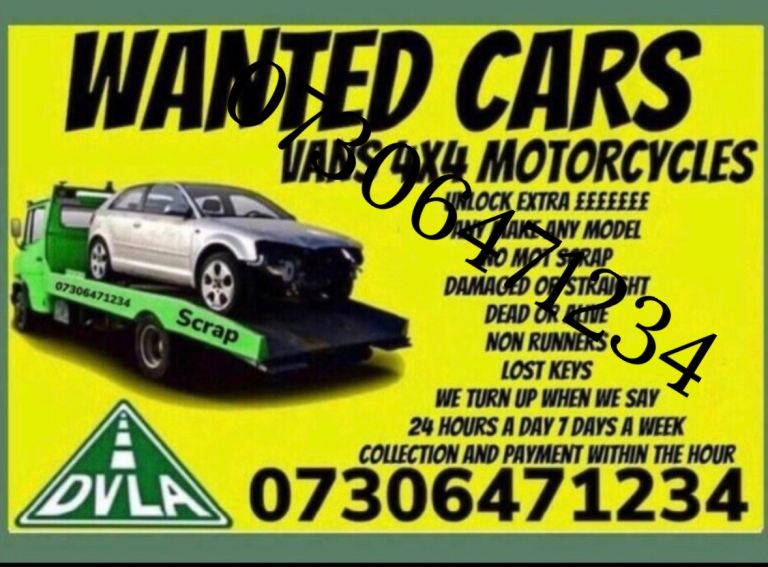 ♻️‼️ ALL CARS VANS WANTED CASH WAITING SELL YOUR SCRAP NON ULEZ DAMAGED NO MOT VEHICLES FAST 
