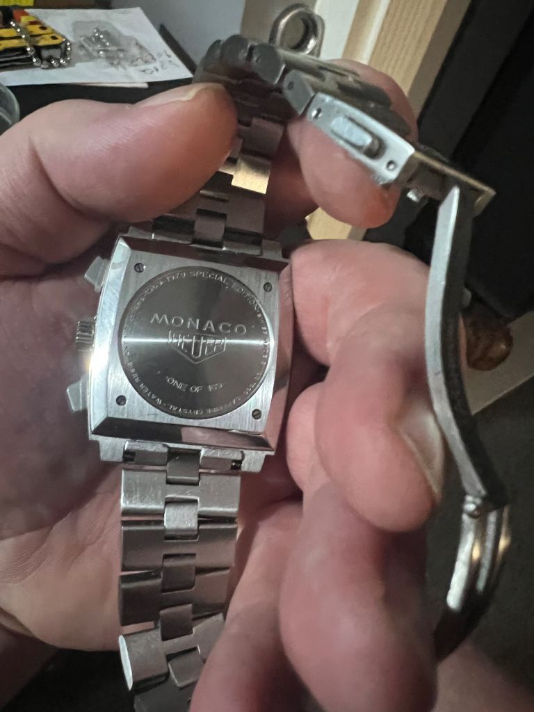 Steve McQueen Monaco watch