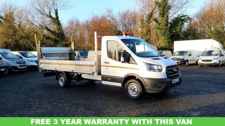 2022 Ford Transit Dropside L4 Tdci 130 PS XLWB FREE 3 YEAR WARRANTY COVER WITH THIS VAN  With DRO...