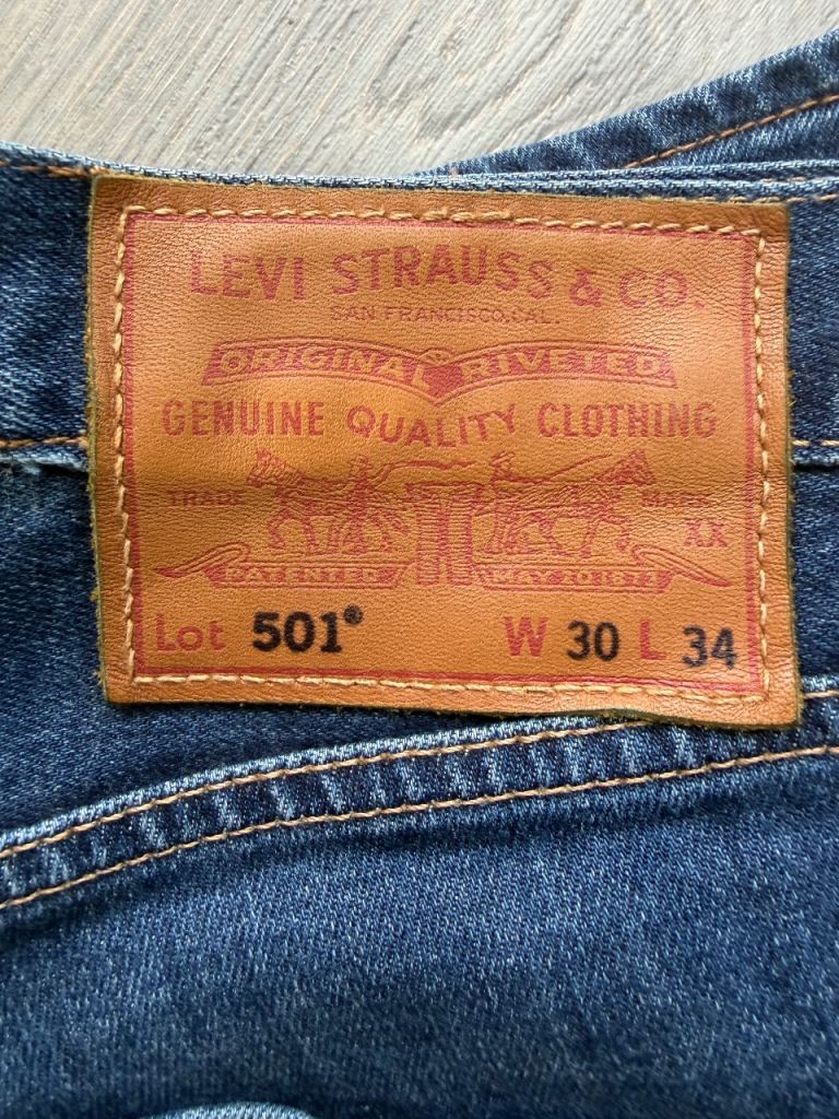 Men’s classic Levi’s 501 Jeans 30/34