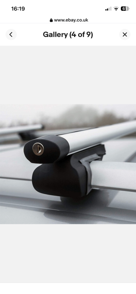 Roof Bars - Came off Peugeot 208 Sport - Aluminium Wing Aero - £40 ONO - HD1