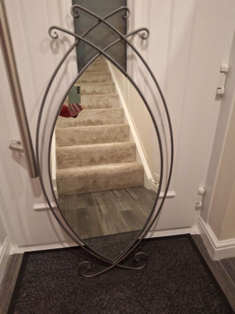 Vintage Wrought Iron mirror great condition 