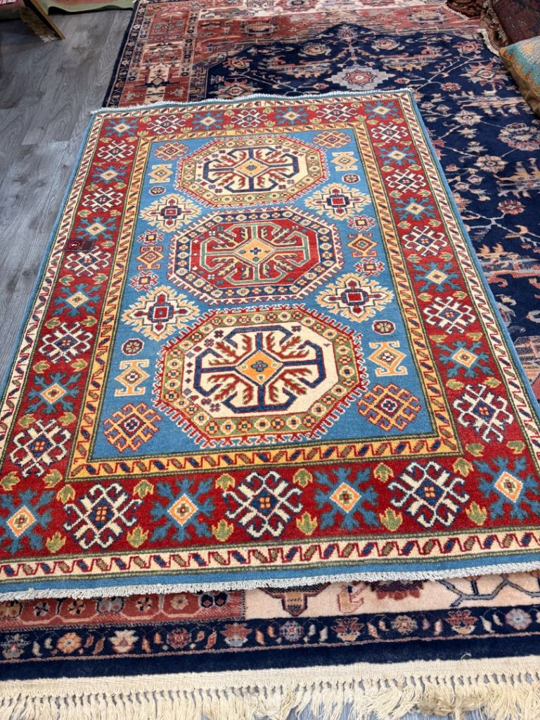 Handmade Afghan kazakh rug 