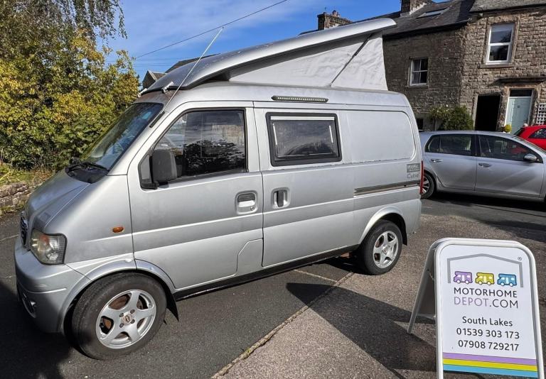 WildAx Cutie 4, petrol 1.3, 2015, 4 berth, DFSK Loadhopper micro camper, pop-top