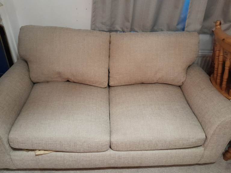 Solid 2 seater bed settee 