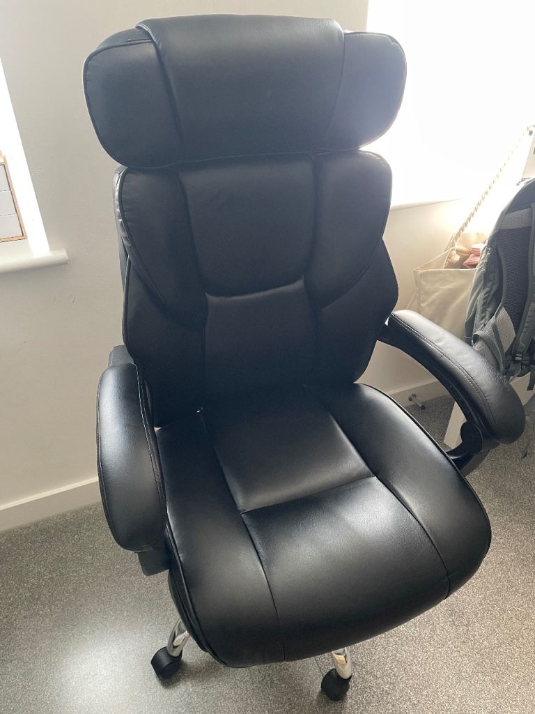 Free Black Leather Office Chair