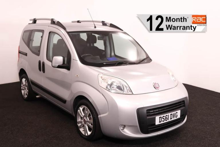 2011(61) Fiat Qubo 1.3 D Switch Wheelchair Driver or Up-front passenger WAV