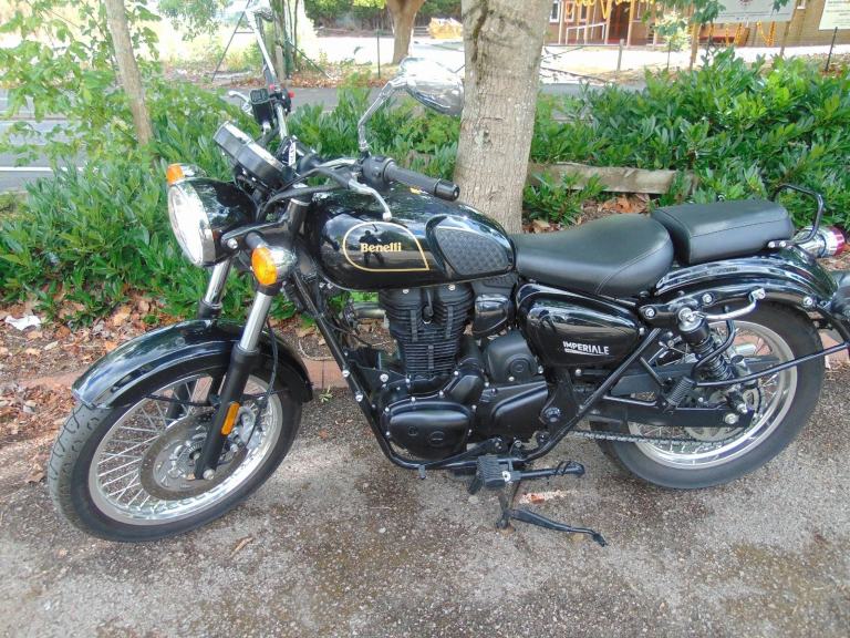 Benelli IMPERIALE 400 2019 only 803 dry low miles unmarked serviced full MOT