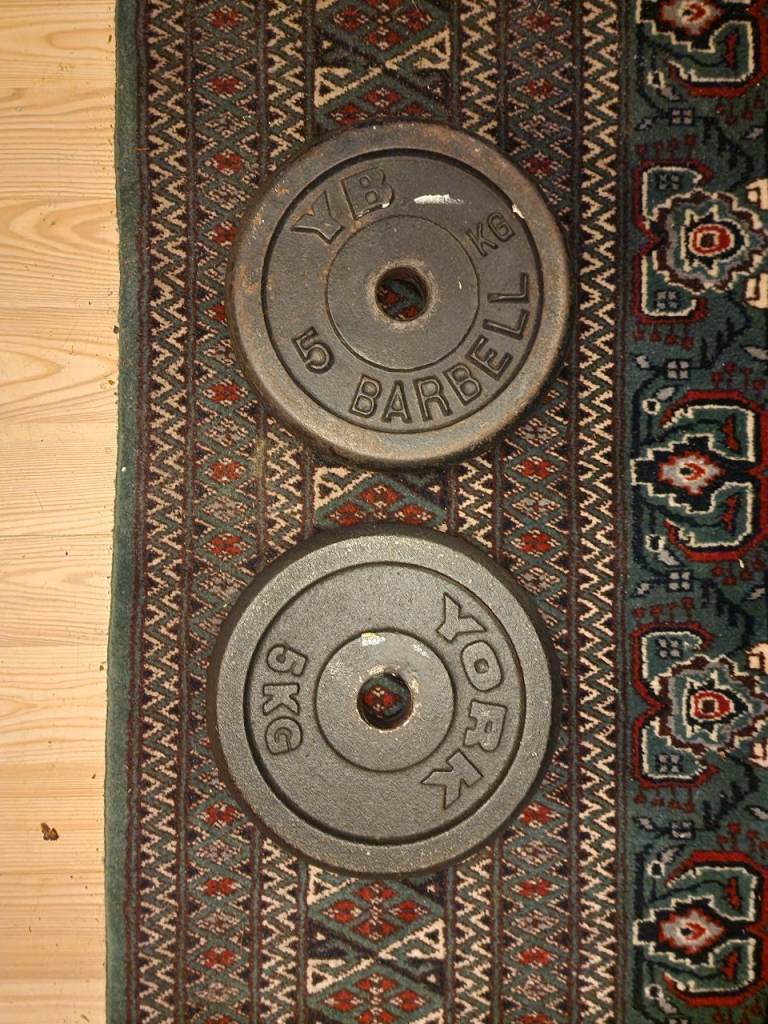Cast iron weights plates 