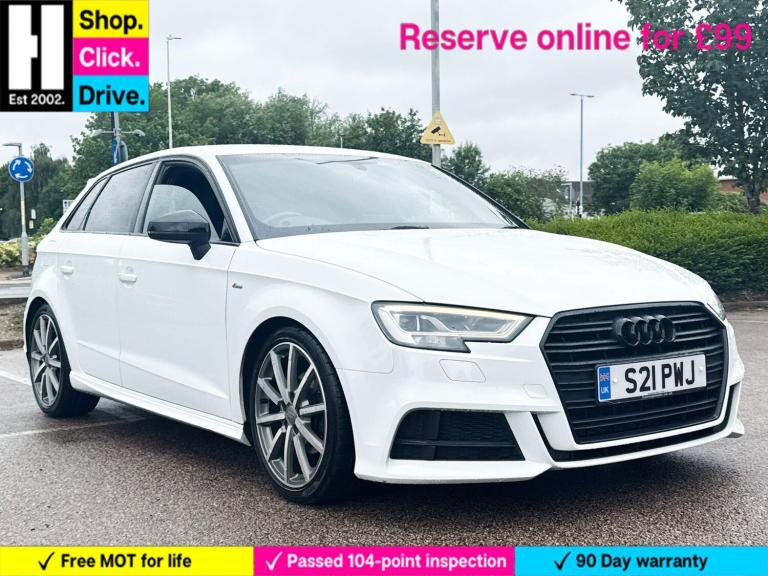 2017 Audi A3 1.4 TFSI CoD Black Edition Sportback 5dr Petrol S Tronic Euro 6 (s/s) (150  HATCHBAC...