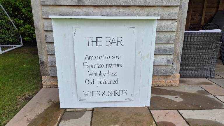 Wooden Garden Drinks Bar