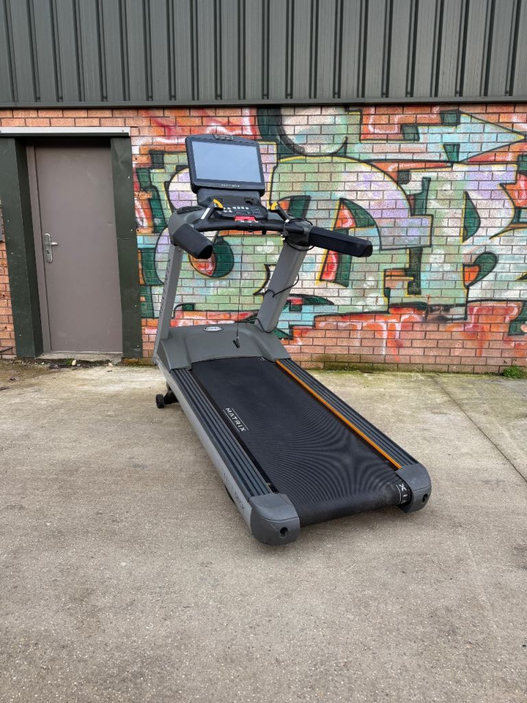 image for Matrix Fitness T7xi Commercial Treadmill – LCD Screen for sale in excellent condition 