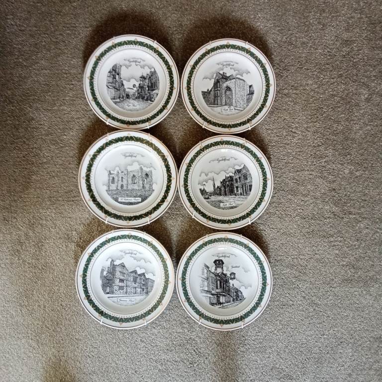 Commerative Plates of Guildford Surrey