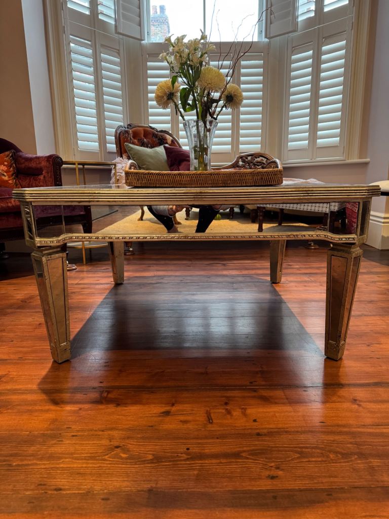 Horchow Amelie Mirrored Coffee Table