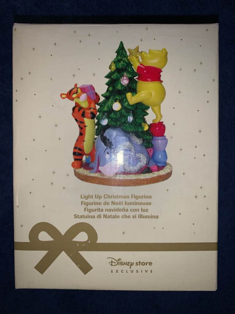 Disney Store Light Up Pooh & Friends Christmas Tree Figurine IP1
