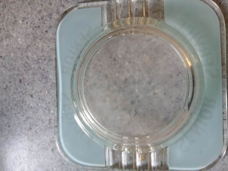 Vintage glass Ashtray 
