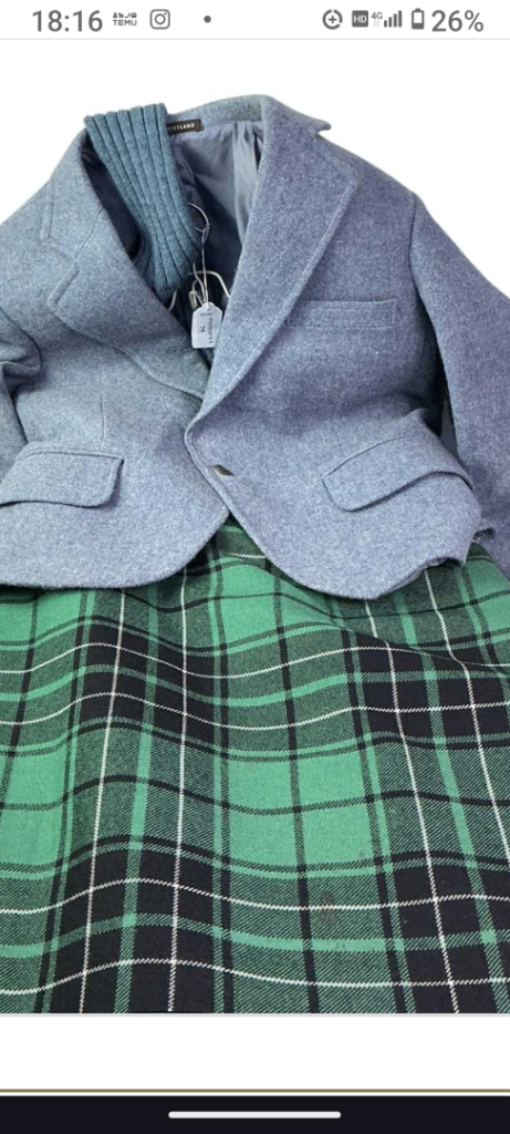 Mackay & Stewart Highlandwear Kilt Outfit Size 36/32