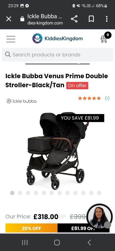 le Bubba Double Stroller – Newborn & Toddler